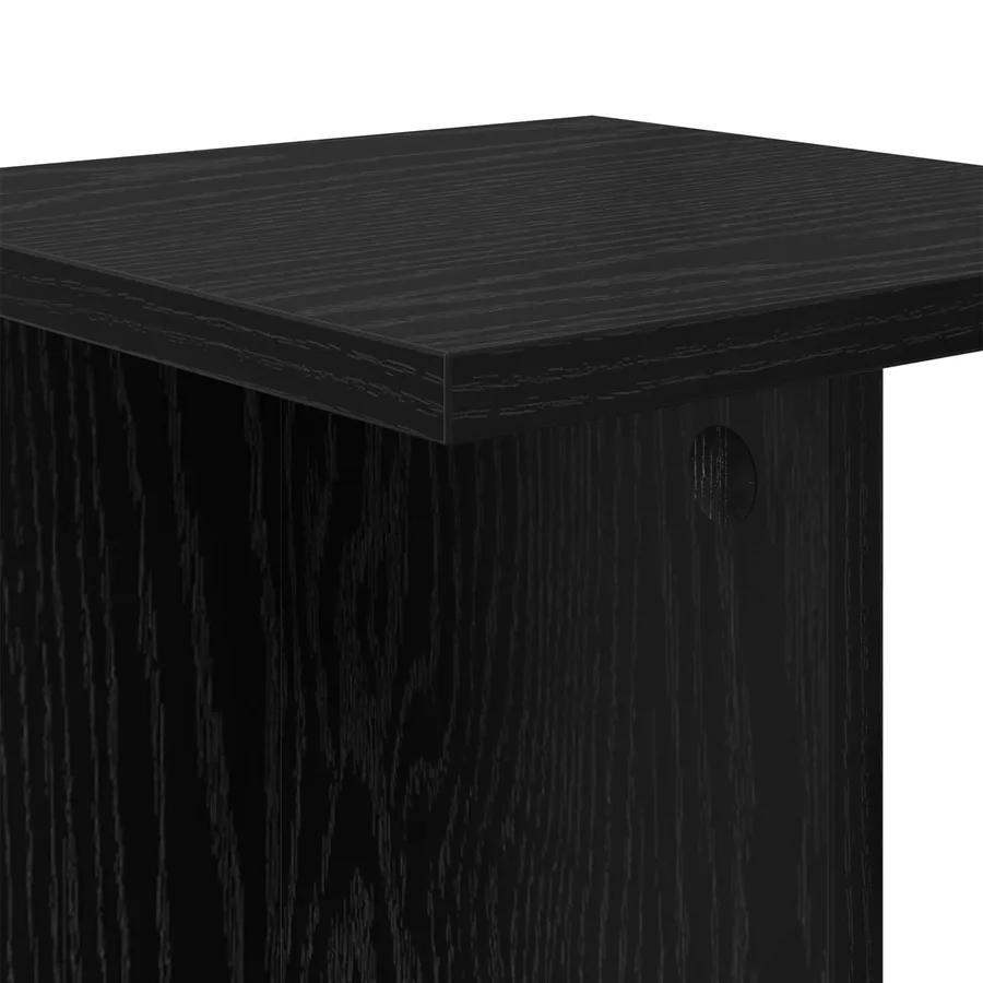 Support de Plante 2 pc Chêne Noir 25 x 25,5 x 100,5 cm - 9