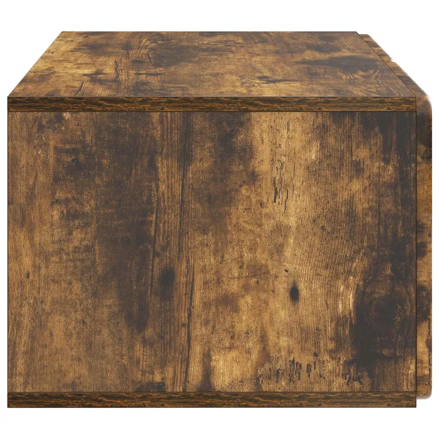 Meuble TV mural 59,5 x 41 x 30 cm Chêne fumé Bois d'ingénierie - 7