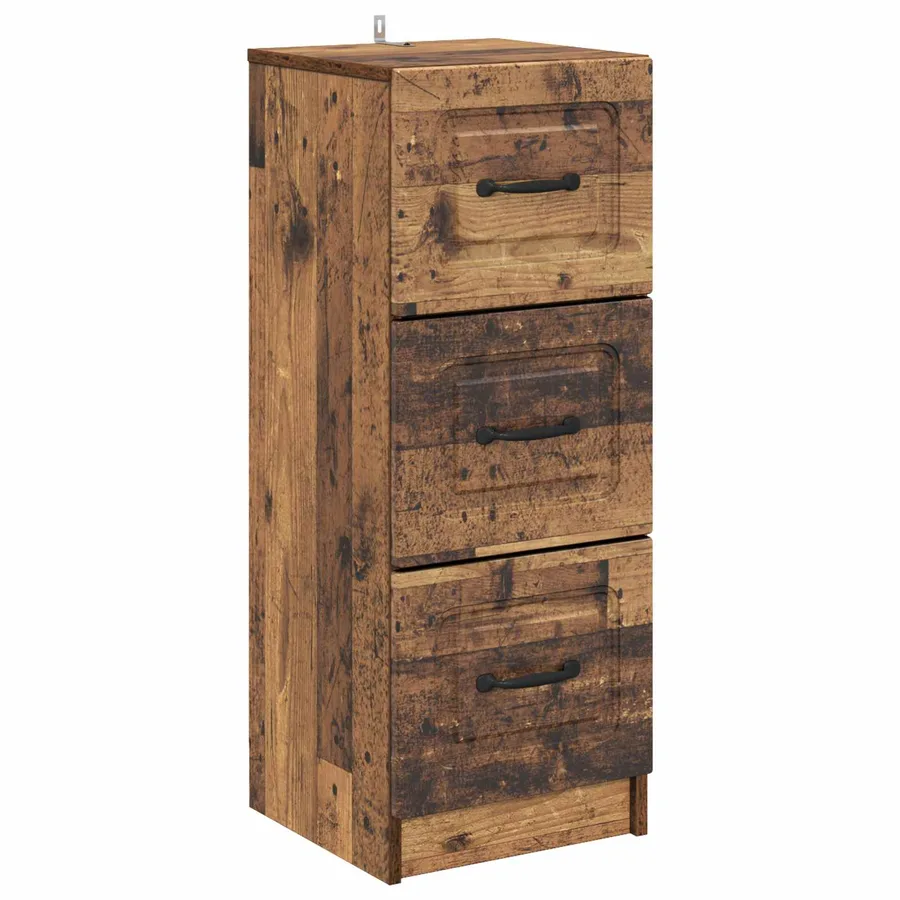 Armoire à tiroirs Bois ancien 33 x 34,5 x 87 cm - 2