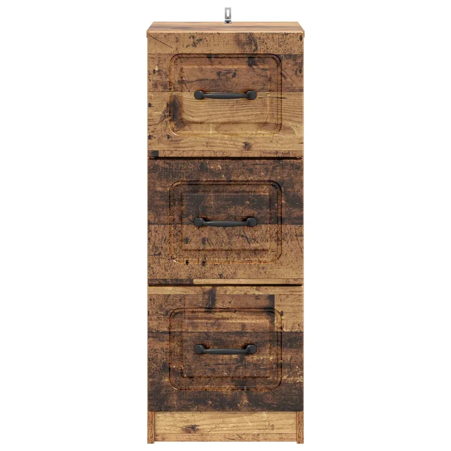 Armoire à tiroirs Bois ancien 33 x 34,5 x 87 cm - 6