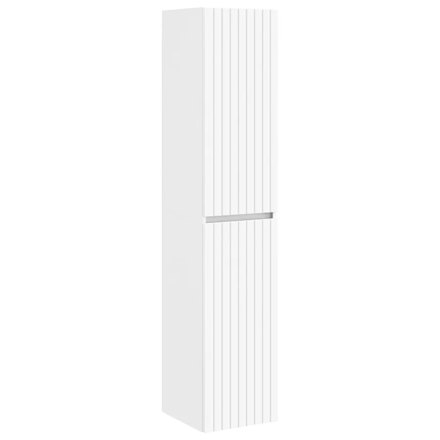 Cabinet de Salle de Bain Mural Blanc 33 x 34,5 x 160 cm - 2