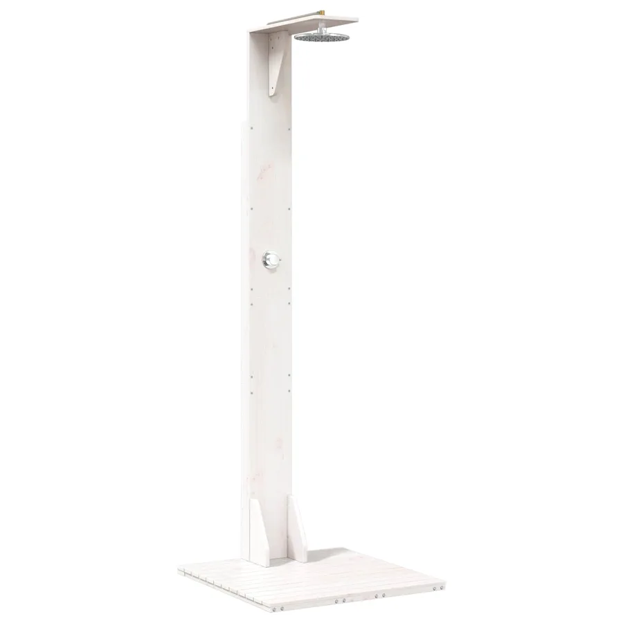 Douche d'extérieur 214,5 cm Blanc - 2