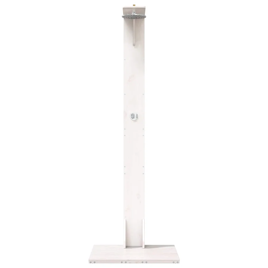 Douche d'extérieur 214,5 cm Blanc - 4