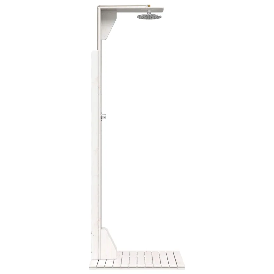 Douche d'extérieur 214,5 cm Blanc - 5