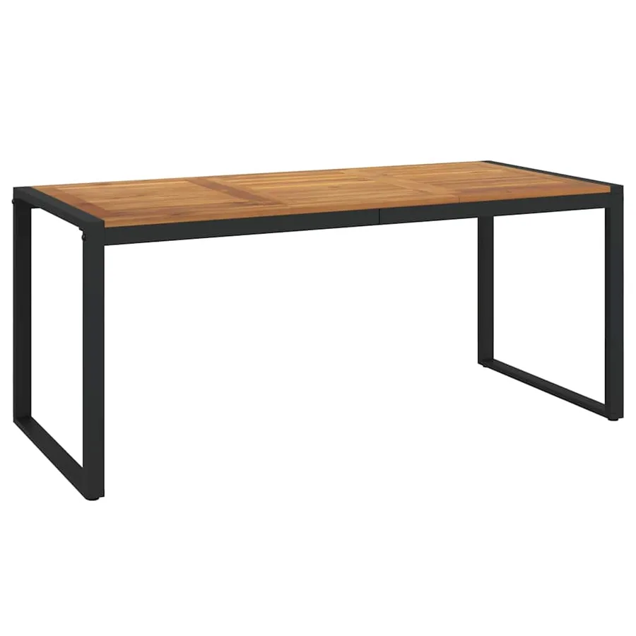 Ensemble de salle à manger pour jardin 7 pcs Gris et marron - 6