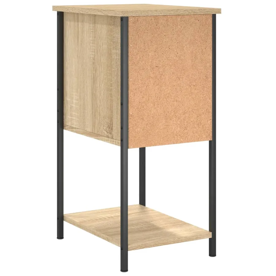 Table de chevet chêne sonoma 32x42x70 cm bois d'ingénierie - 8