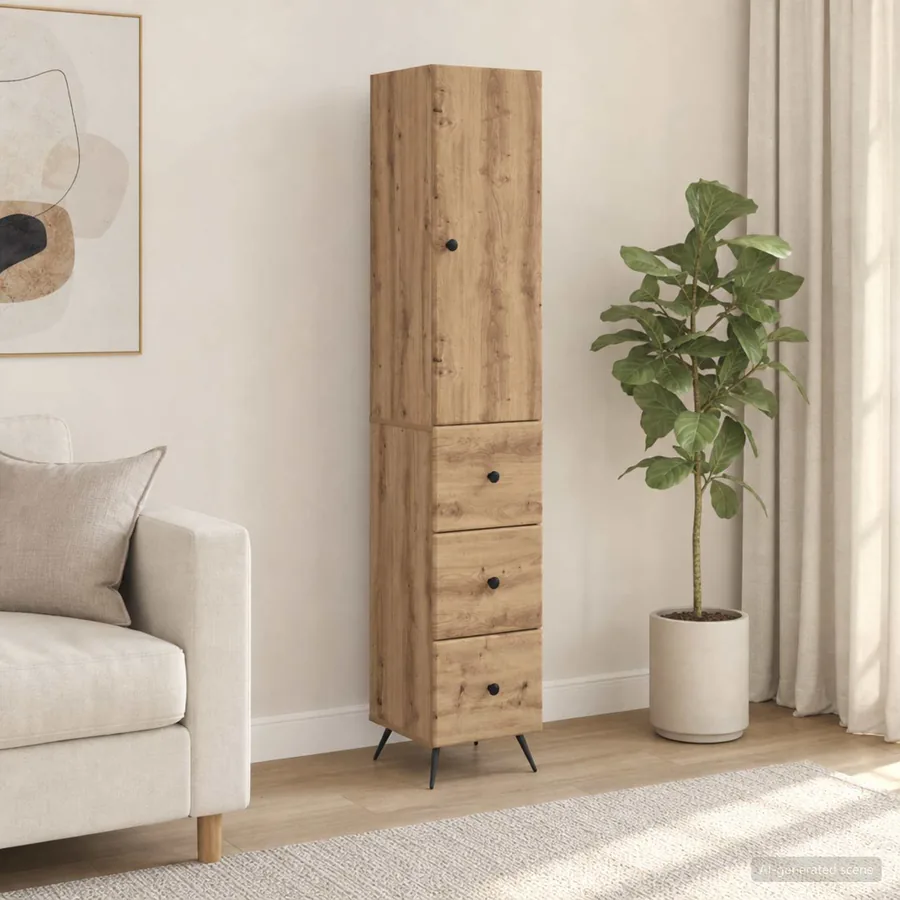 Ensemble de Meubles 2 pc 34,5 x 34,5 x 90 cm Bois d'ingénierie