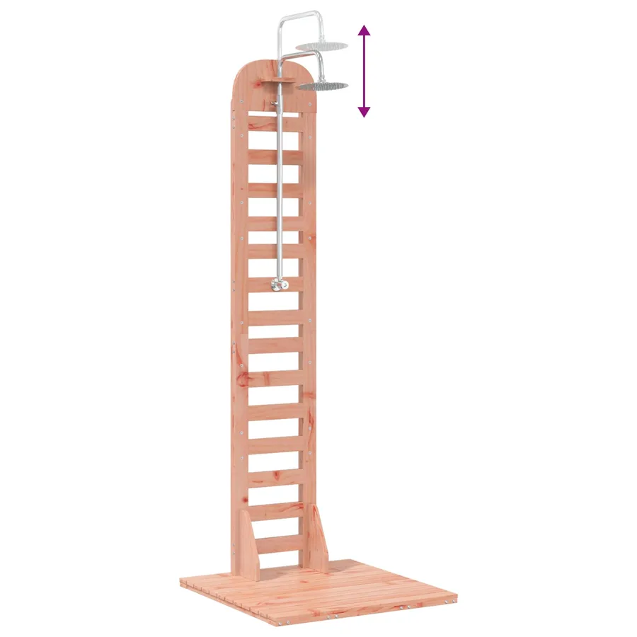 Douche d'extérieur 223 cm Naturel - 9