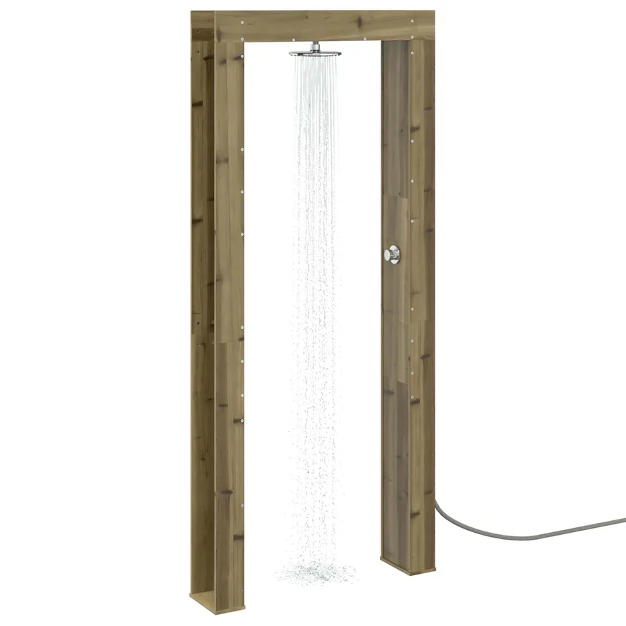 Douche d'extérieur 226 cm Naturel - 3