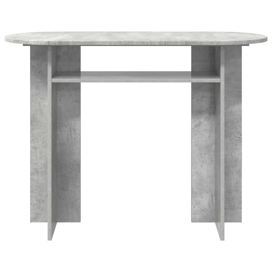 Table console Gris béton 100 x 39,5 x 75 cm Bois d'ingénierie - 5