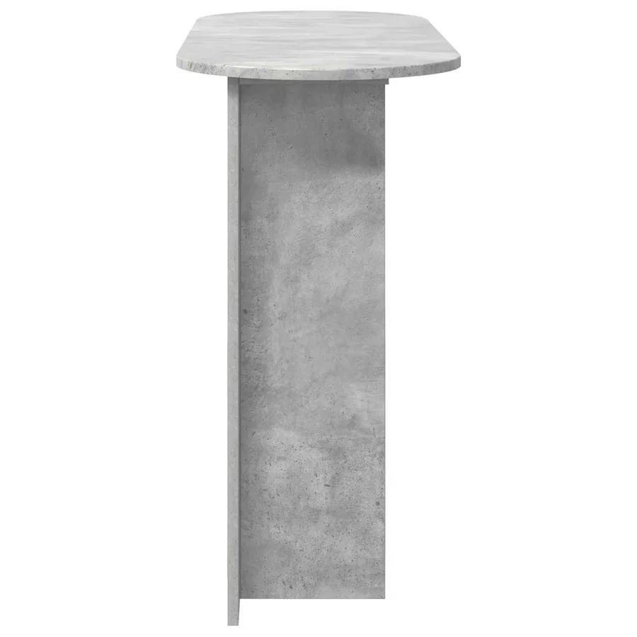 Table console Gris béton 100 x 39,5 x 75 cm Bois d'ingénierie - 6