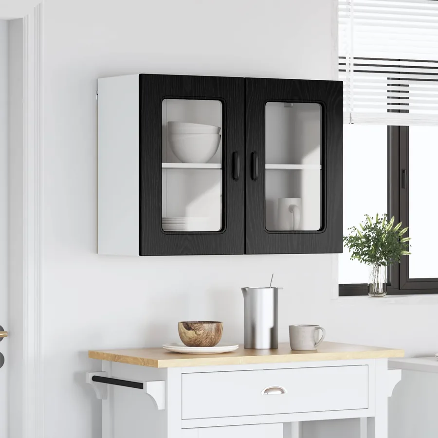 Panneau de lave-vaisselle Kalmar Chêne noir 80 x 31 x 60 cm