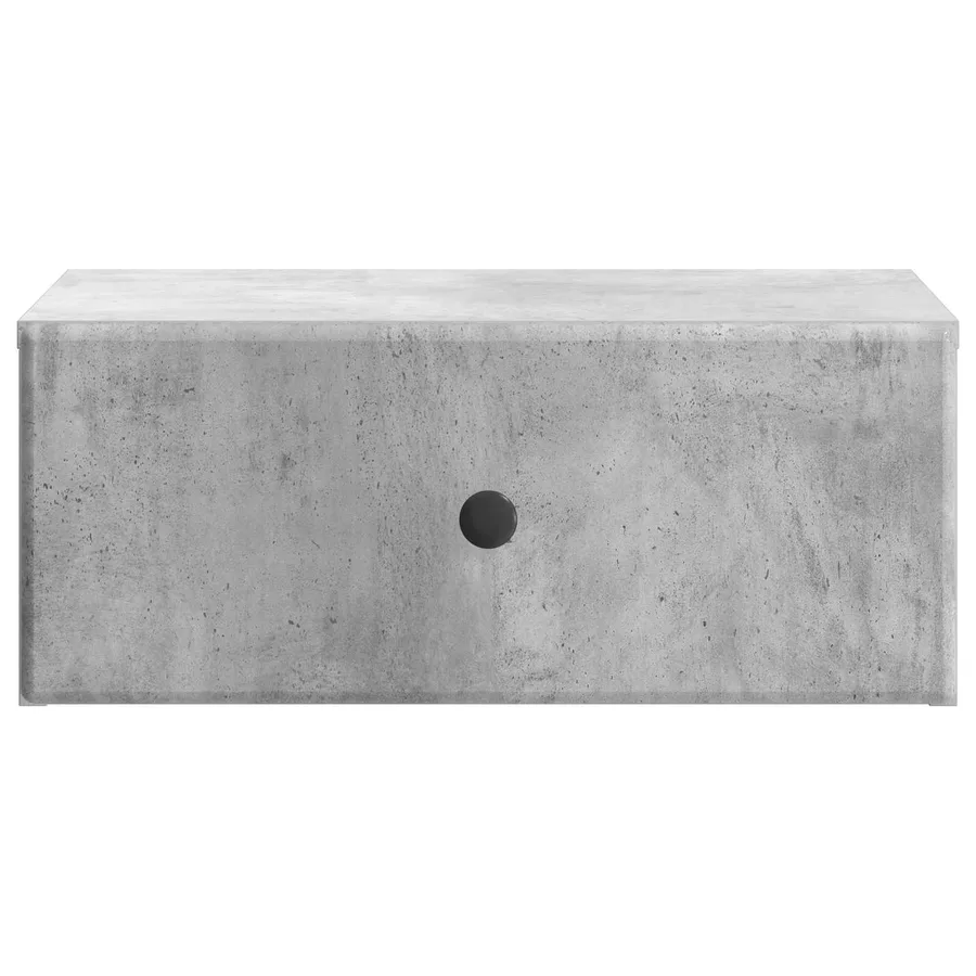 Cabinet de chevet mural 2 pcs Gris béton 49 x 34,5 x 20 cm - 7