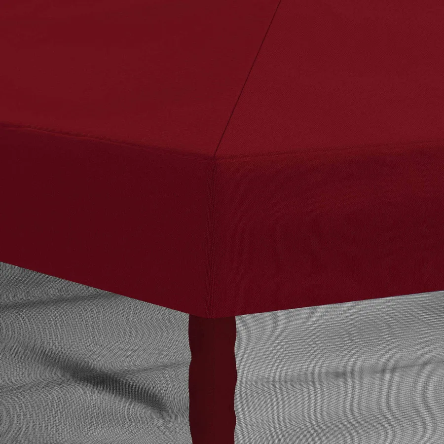Housse de tonnelle avec murs latéraux 6 x 3 m Bordeaux - 7