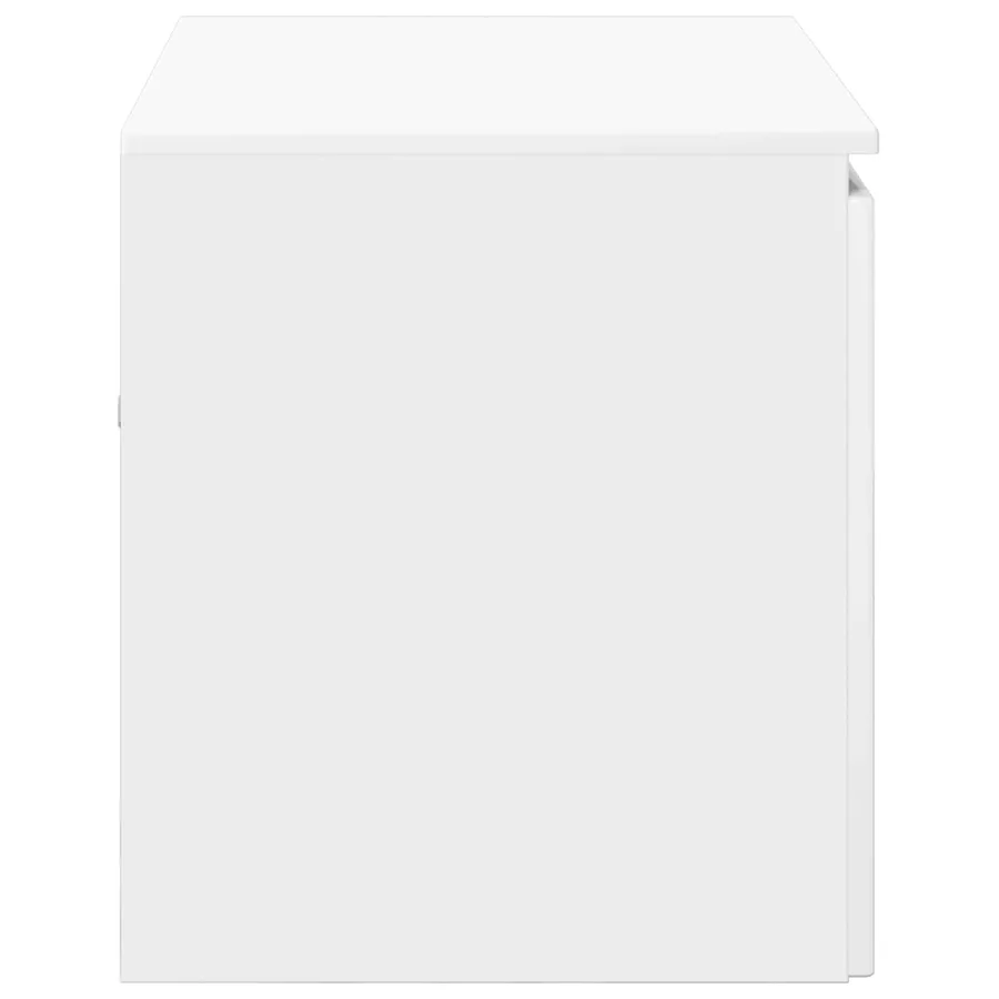 Cabinet de Salle de Bain Mural Blanc brillant - 4