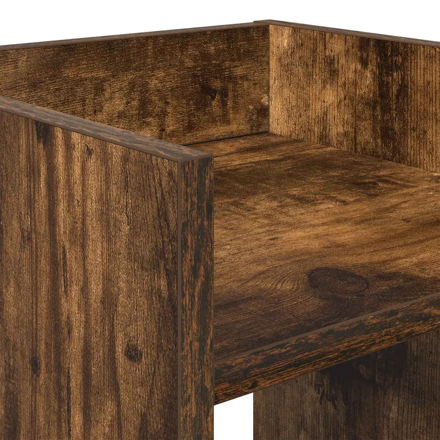 Support de Plante 2 pc Chêne Fumé 30 x 30 x 80 cm - 9