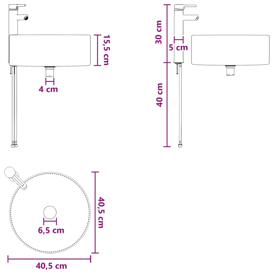 Ensemble de mobilier de salle de bain 2 pcs Chêne Sonoma - 12
