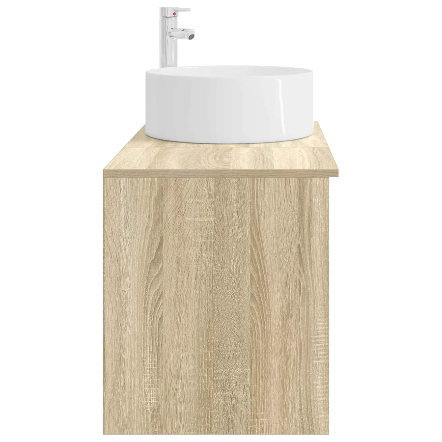 Ensemble de mobilier de salle de bain 2 pcs Chêne Sonoma - 5