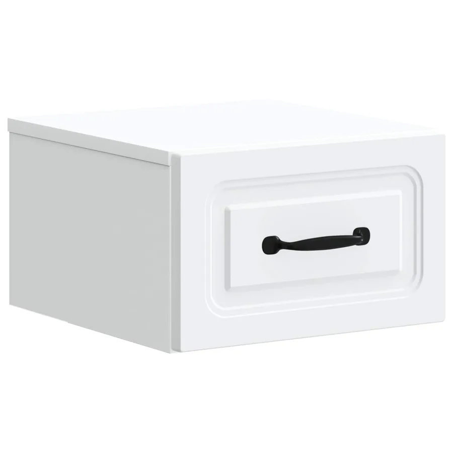 Cabinet de chevet mural 2 pcs Blanc 34,5 x 33 x 20 cm - 5