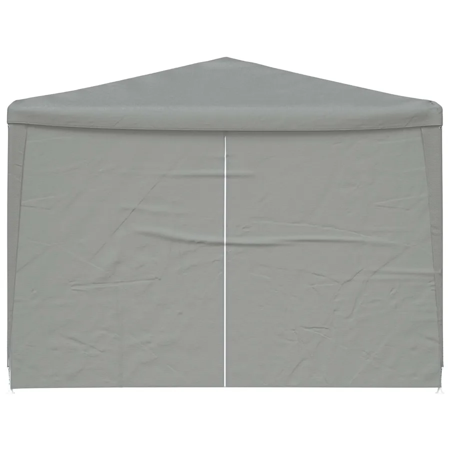 Tente de fête 1200 x 300 x 255 cm Gris clair PE et acier - 3