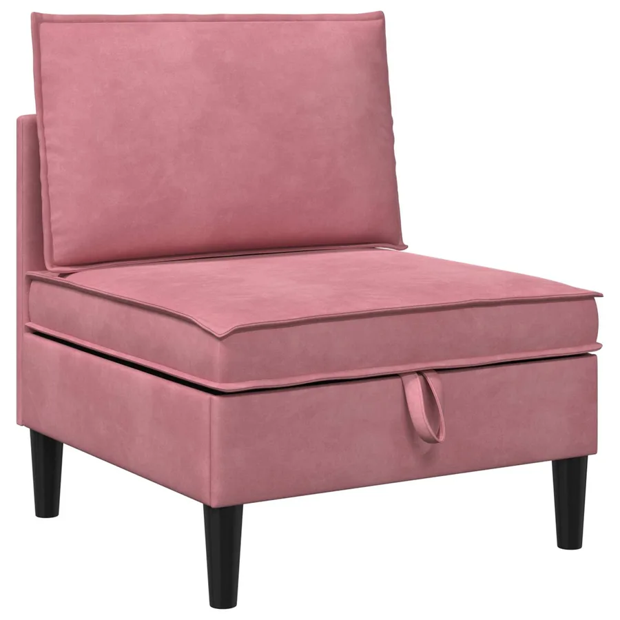 Ensemble de meubles pour le salon 4 pcs Rose Velours - 5