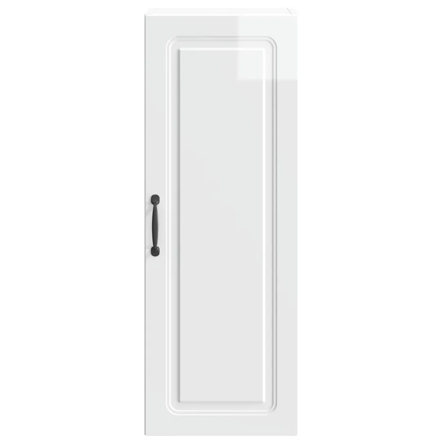 Armoire Murale Blanc brillant 33 x 34,5 x 90 cm - 4