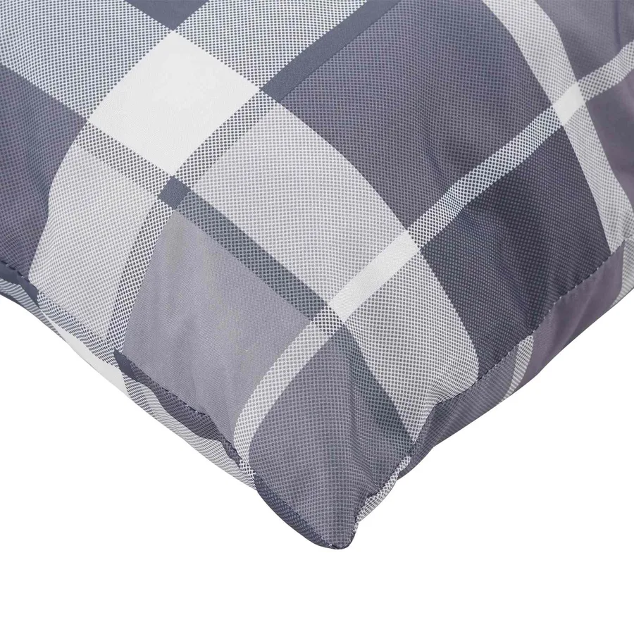 Coussin d'extérieur 4 pcs Carreaux Grisel 40 x 40 cm Tissu - 6