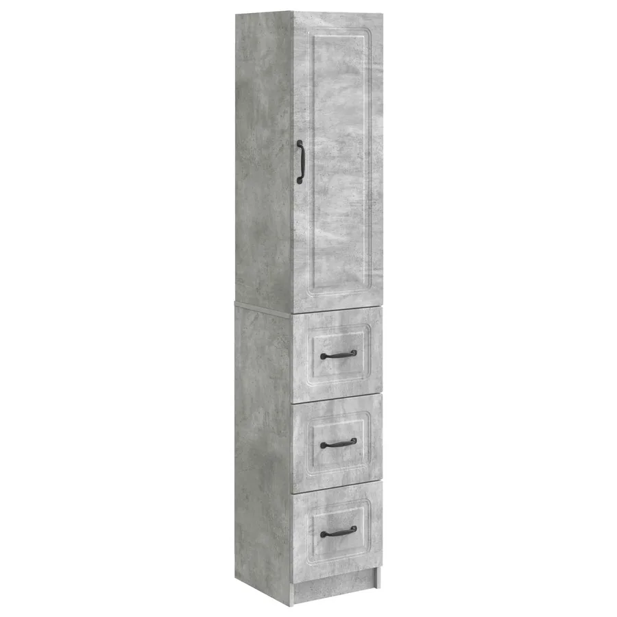 Ensemble de Meubles 2 pcs Gris béton 33 x 34,5 x 87 cm - 2