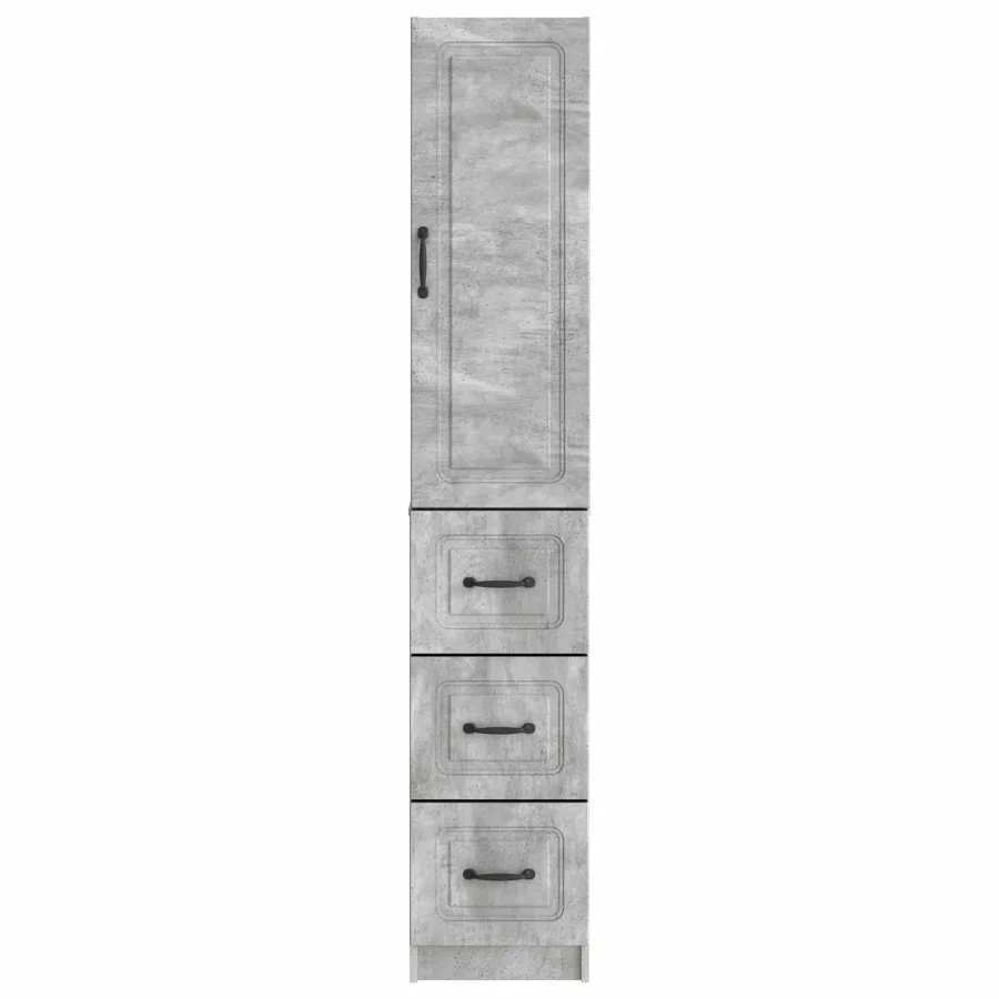 Ensemble de Meubles 2 pcs Gris béton 33 x 34,5 x 87 cm - 5