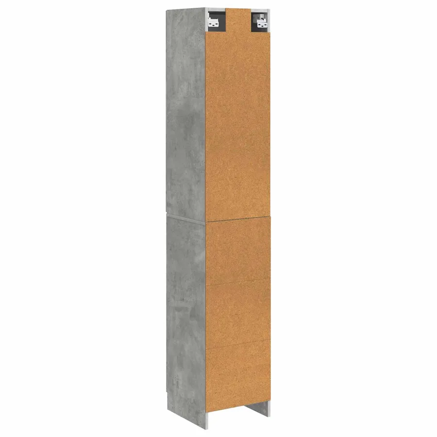 Ensemble de Meubles 2 pcs Gris béton 33 x 34,5 x 87 cm - 7
