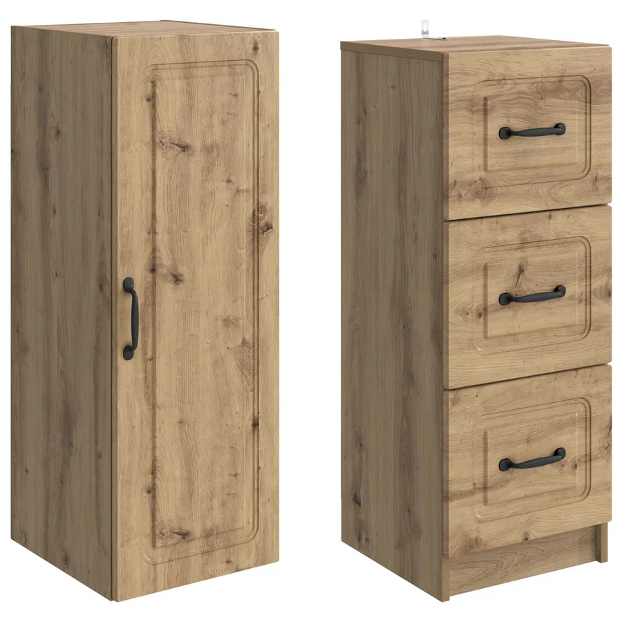 Ensemble de Meubles 2 pc 33 x 34,5 x 87 cm Bois d'ingénierie - 4