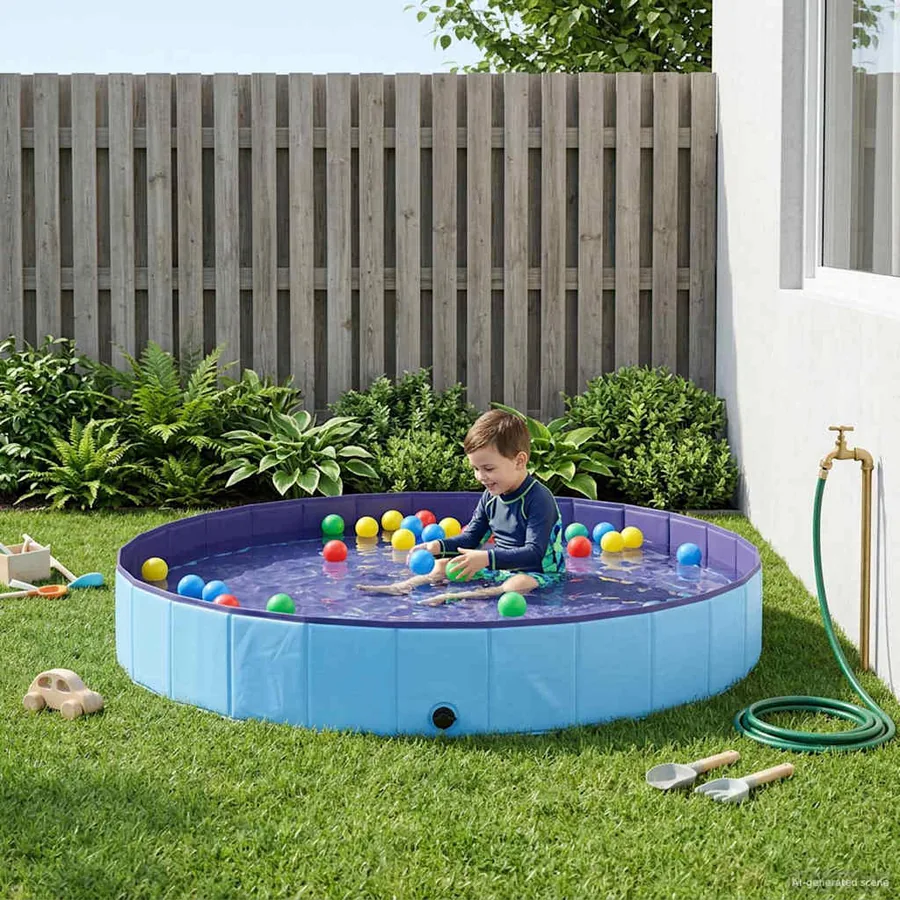 Piscine pour enfants Bleu Ø300 x 38 cm