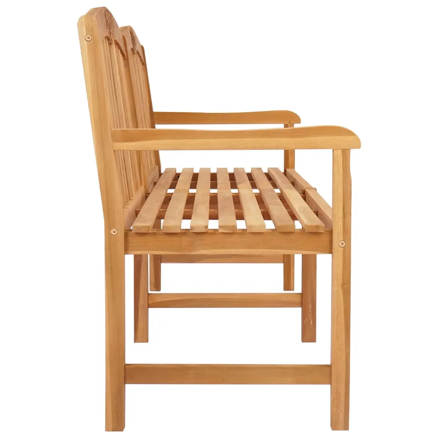 Banc en Bois Sculpté en Rose 150 x 60 x 90 cm Naturel - 4