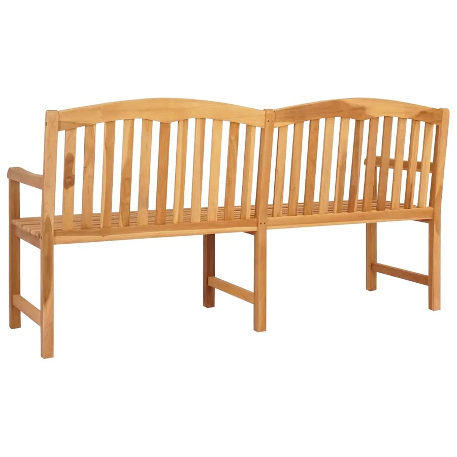 Banc en Bois Sculpté en Rose 150 x 60 x 90 cm Naturel - 5