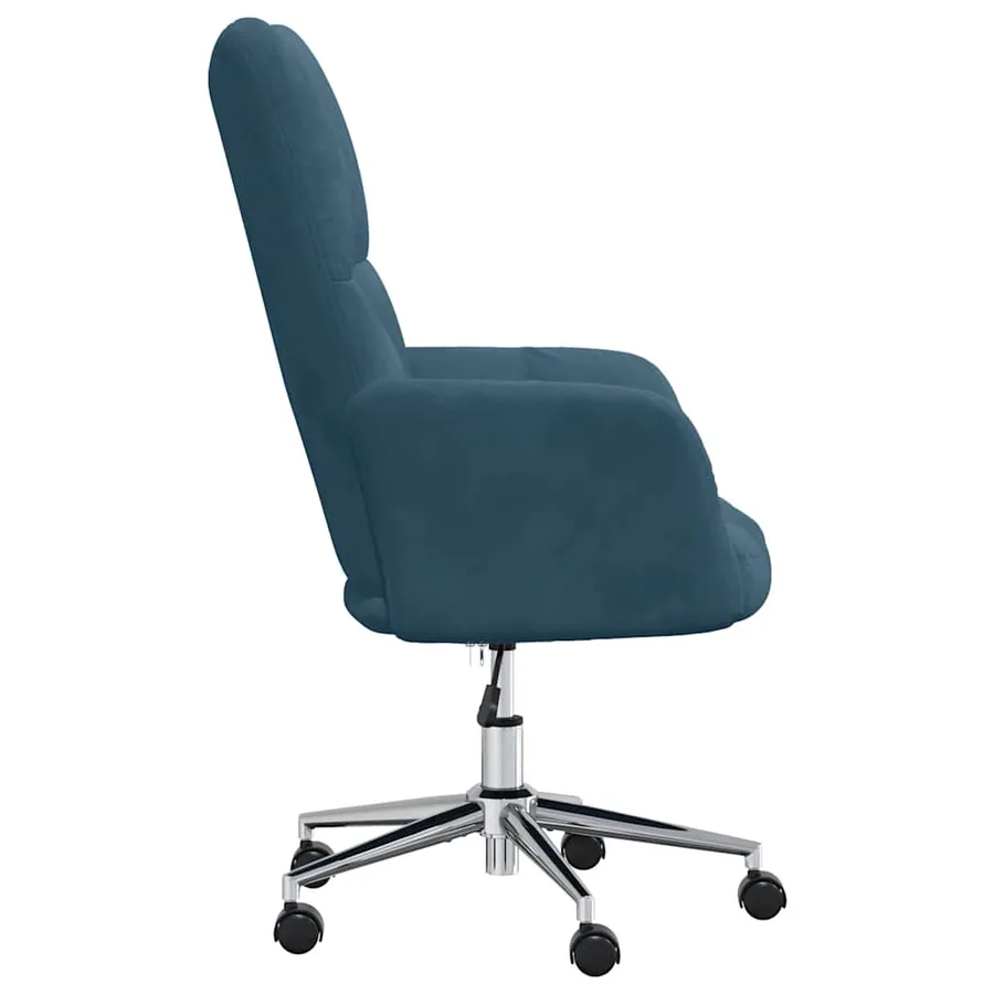 Chaise de relaxation Bleu Velours - 4