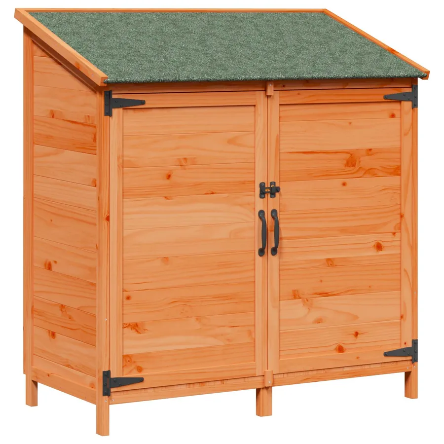 Abri de jardin avec toit Marron 106,5 x 56 x 113,5 cm - 2
