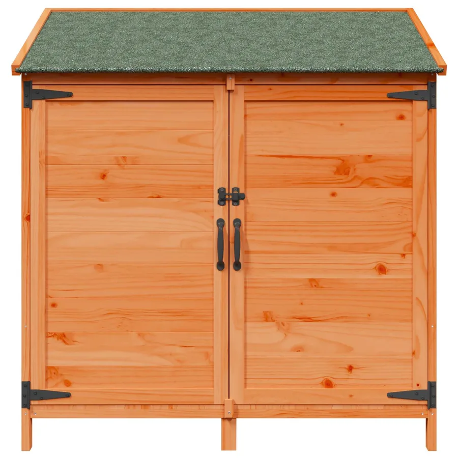 Abri de jardin avec toit Marron 106,5 x 56 x 113,5 cm - 5
