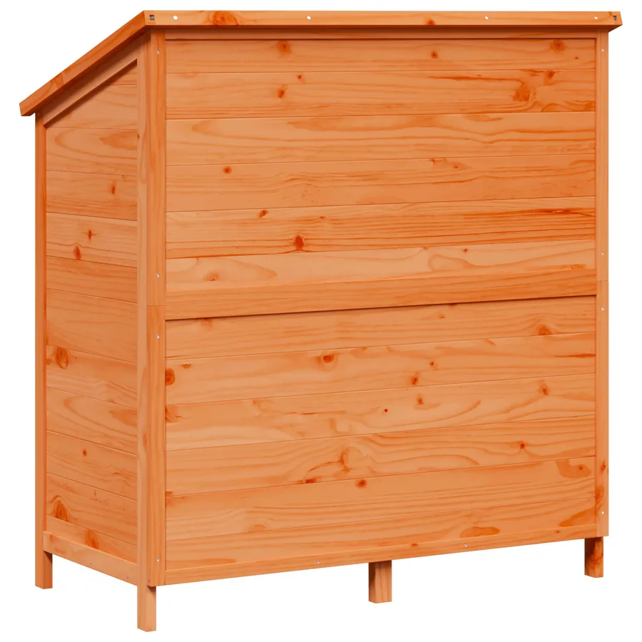 Abri de jardin avec toit Marron 106,5 x 56 x 113,5 cm - 7