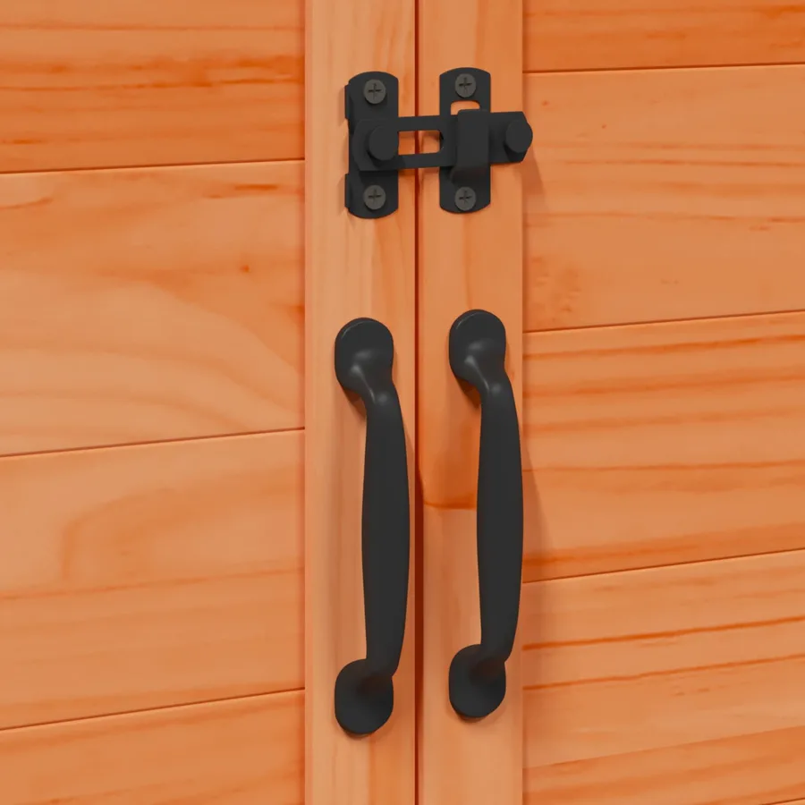 Abri de jardin avec toit Marron 106,5 x 56 x 113,5 cm - 9