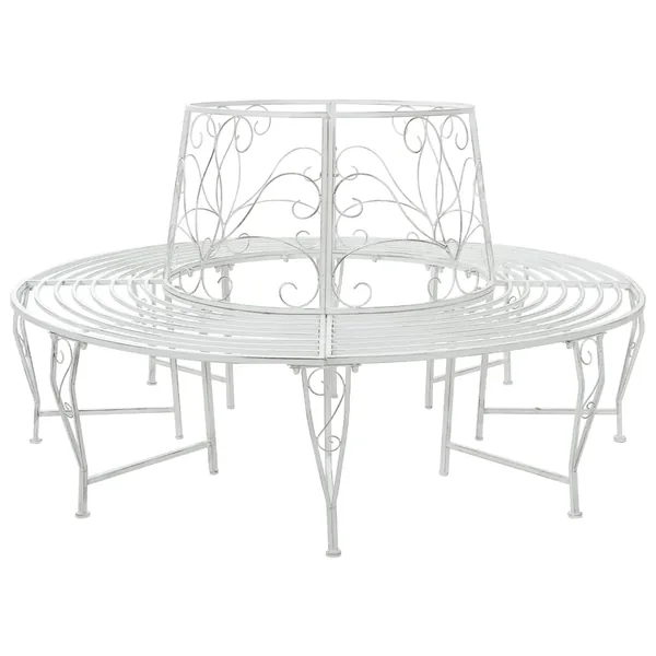 Banc d'Arbre 8-Nombre de places Ø 160 x 89 cm Acier