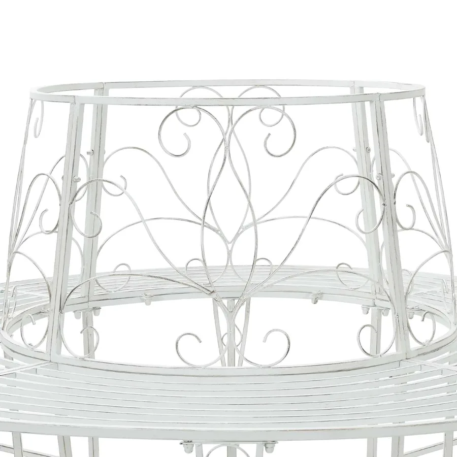 Banc d'Arbre 8-Nombre de places Ø 160 x 89 cm Acier - 5