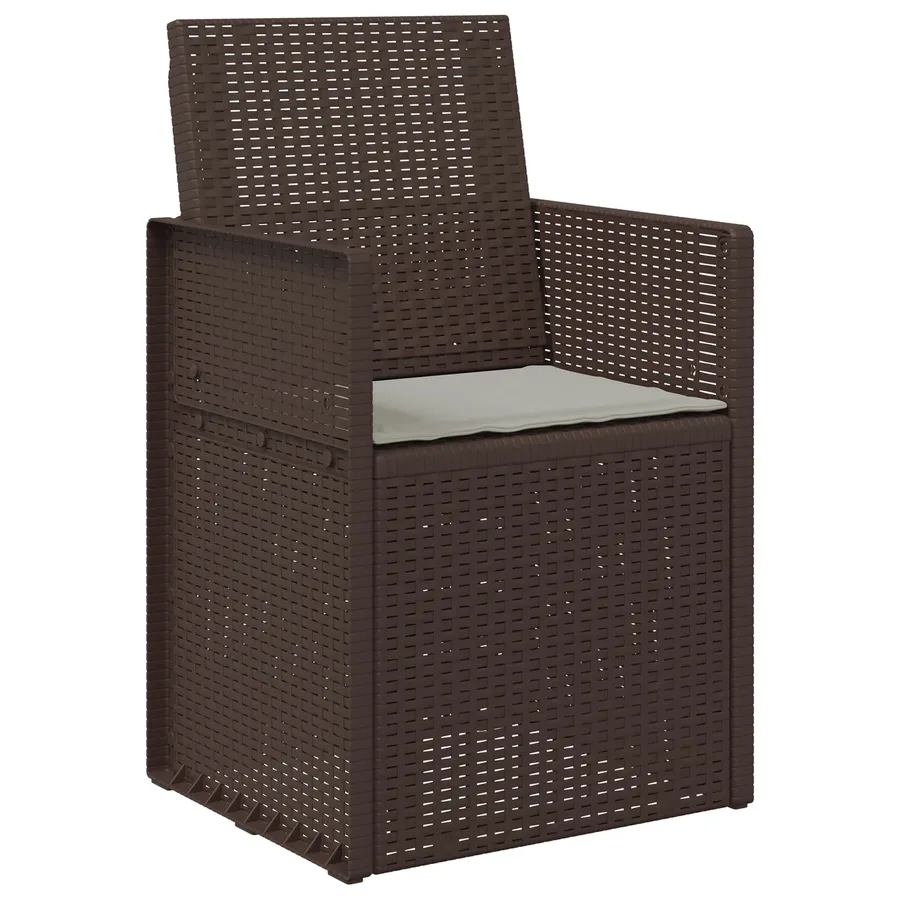 Coussins de siège 4 pcs Gris clair 47 x 36 x 2 cm Polyester - 3