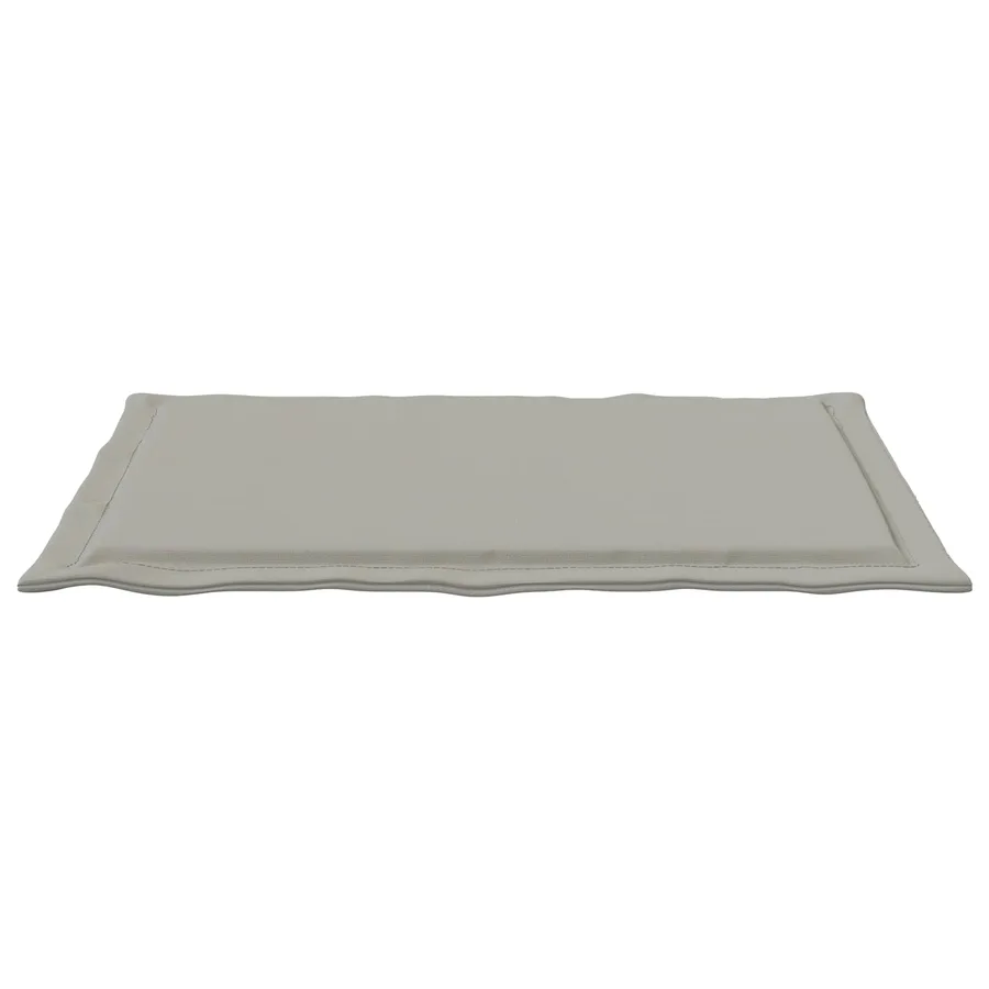 Coussins de siège 4 pcs Gris clair 47 x 36 x 2 cm Polyester - 7