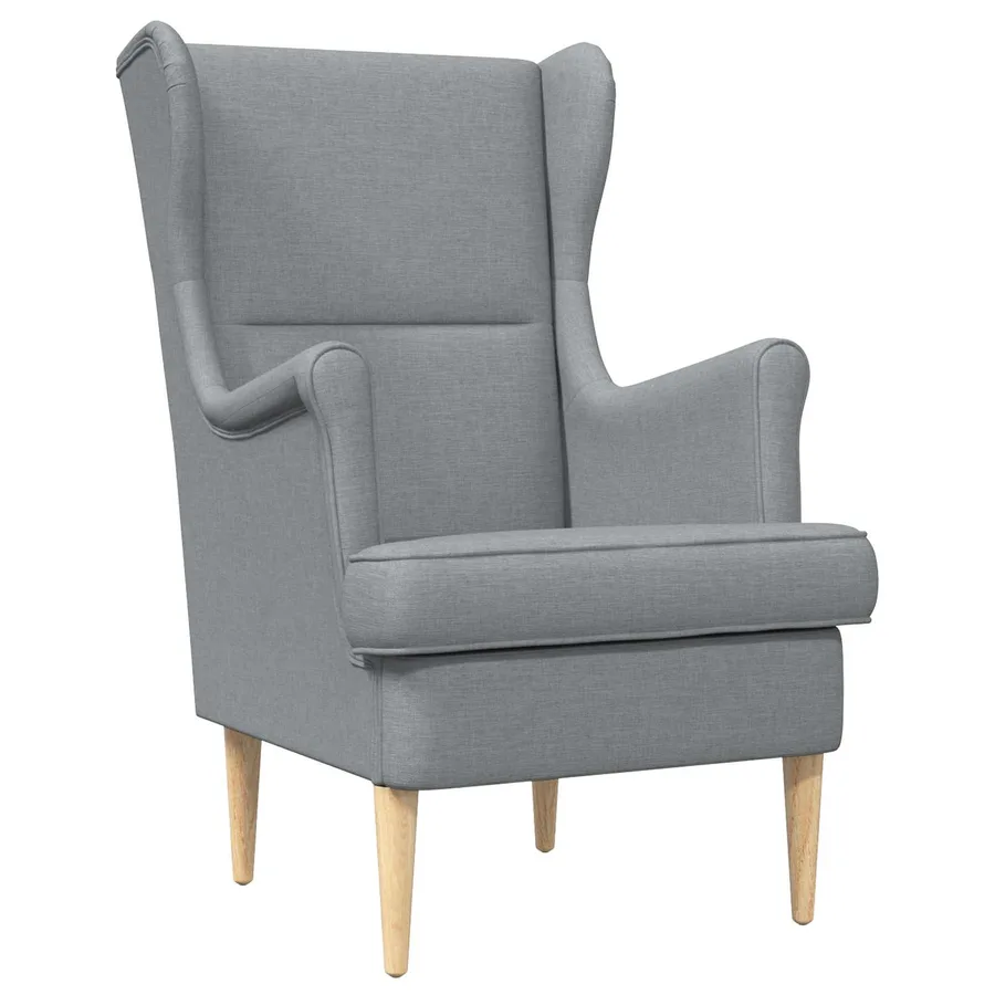 fauteuil Gris clair tissu - 2