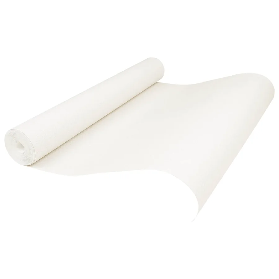 Papier peint 3D Solide Crème blanc 10 x 0,53 m Tissu non tissé