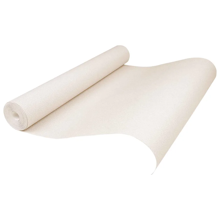 Papier peint 3D Solide Rayé Beige 10 x 0,53 m Tissu non tissé