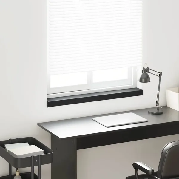 Appui de fenêtre Noir avec grain de bois 60 x 15 x 4,5 cm PVC