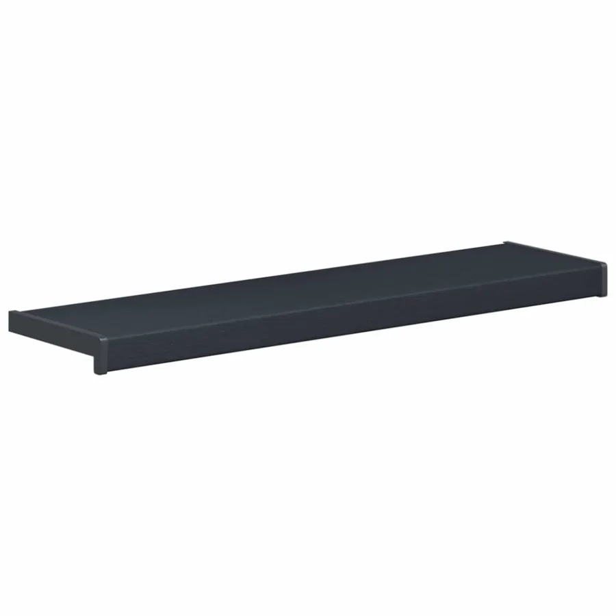 Appui de fenêtre Anthracite avec grain de bois 80 x 20 x 4,5 cm - 2