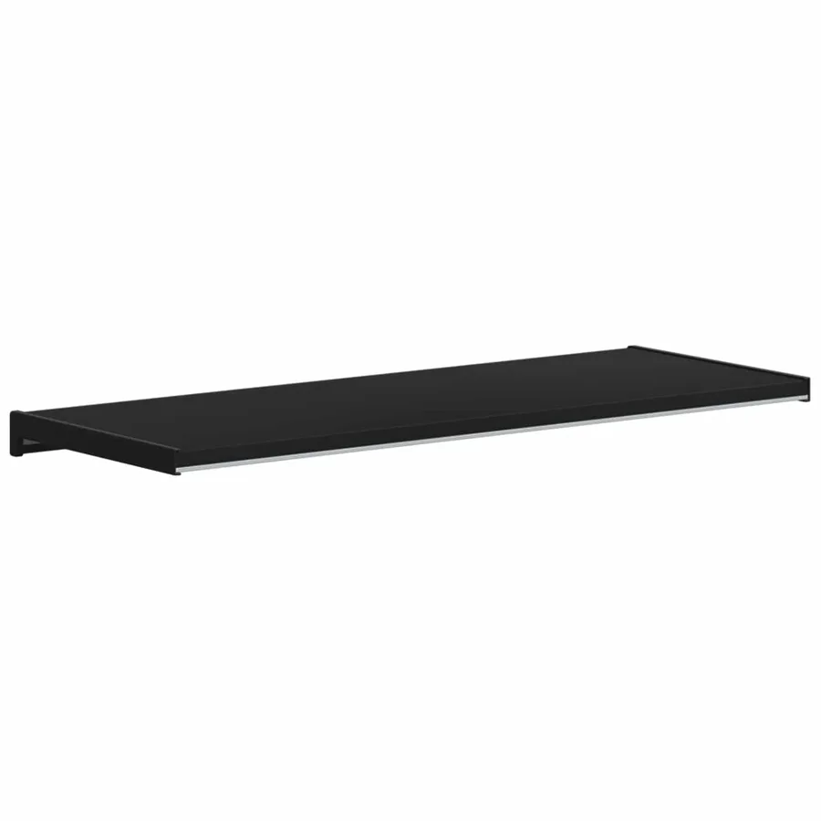 Appui de fenêtre Noir avec grain de bois 60 x 30 x 4,5 cm PVC - 6