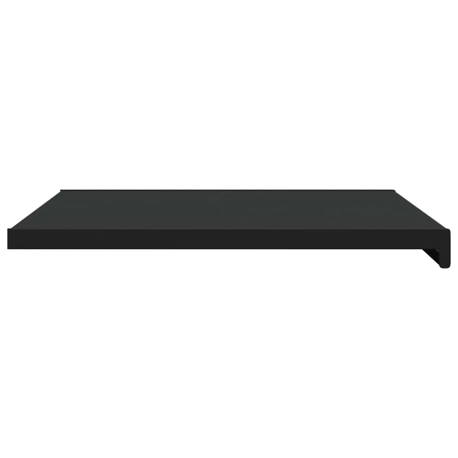 Appui de fenêtre Noir avec grain de bois 100 x 50 x 4,5 cm PVC - 6
